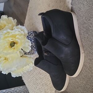 Susina wedge sneaker black